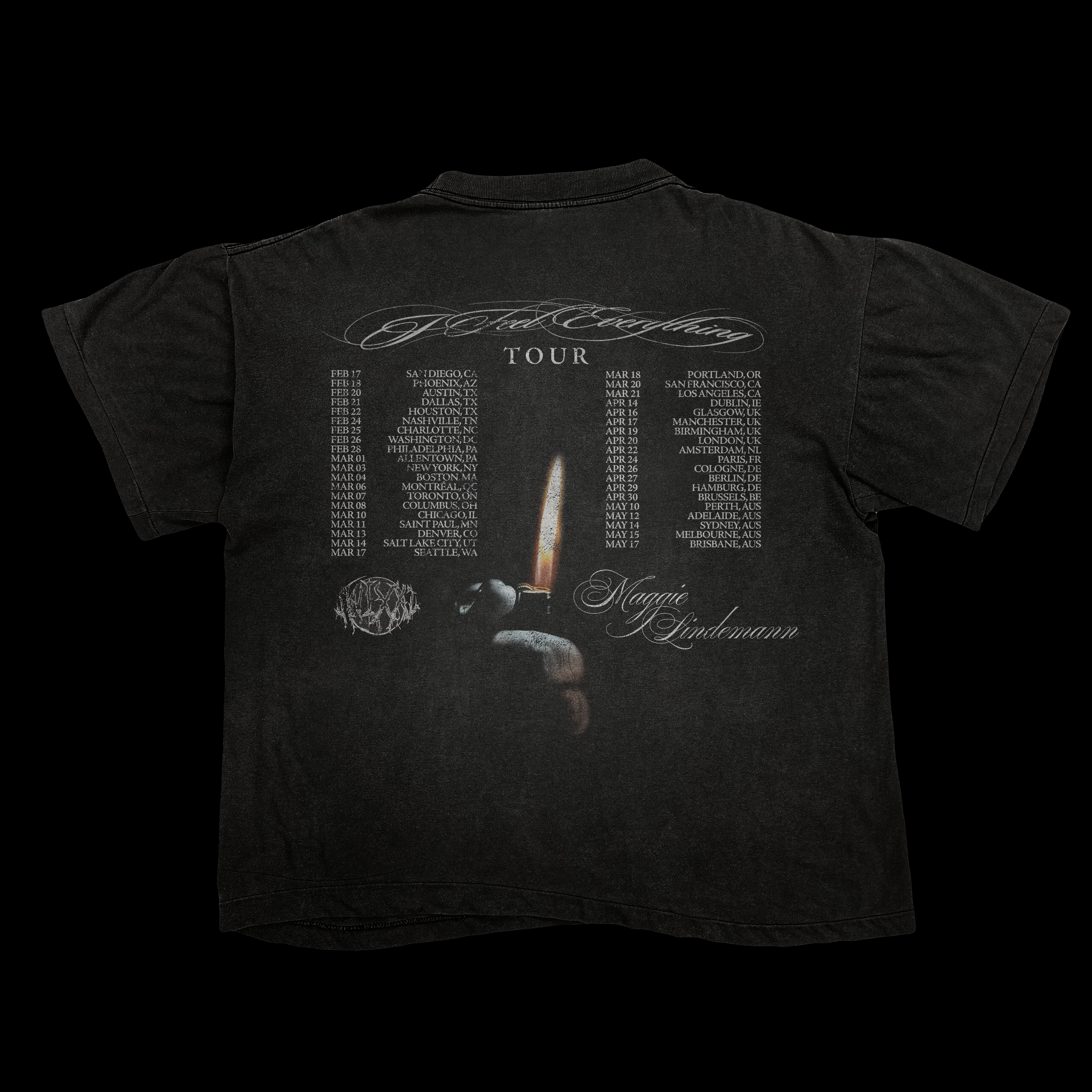 I FEEL EVERYTHING FRAME TOUR 2026 T-SHIRT