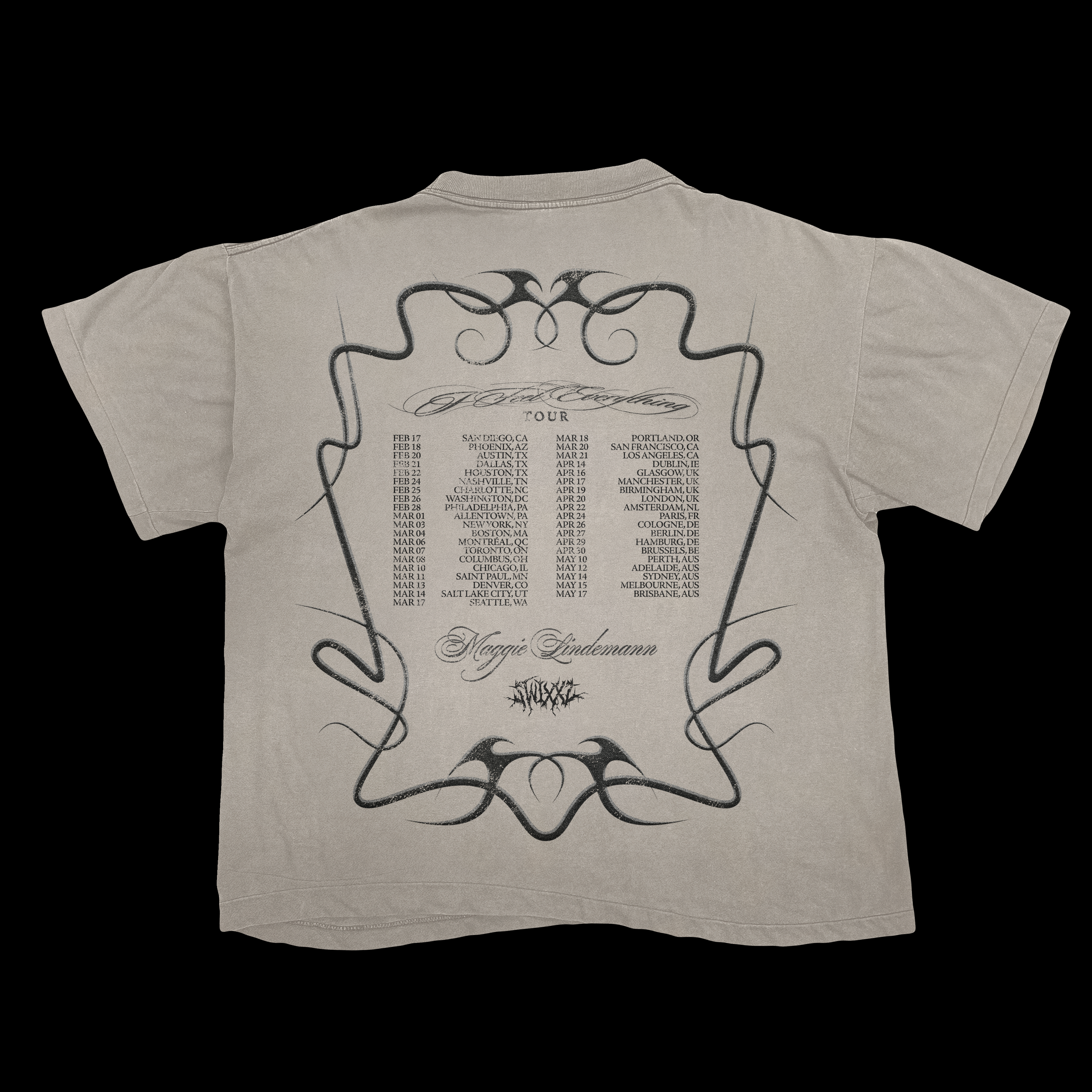 I FEEL EVERYTHING TOUR 2026 T-SHIRT